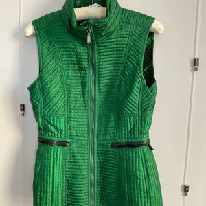 Burberry leather trimmed vest